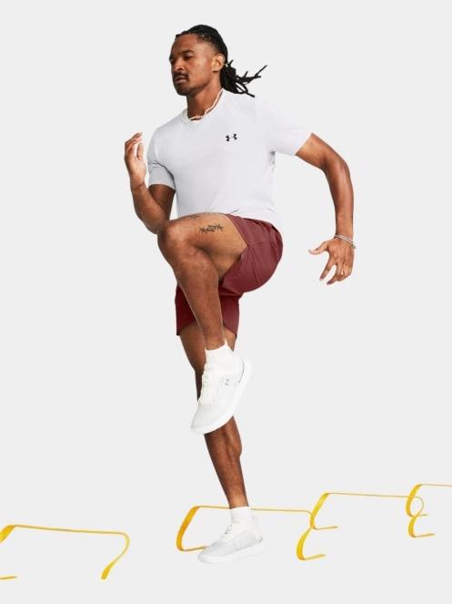 tricou pentru sport, cu maneci scurte pt. barbati Under Armour Vanish Seamless SS alb 4