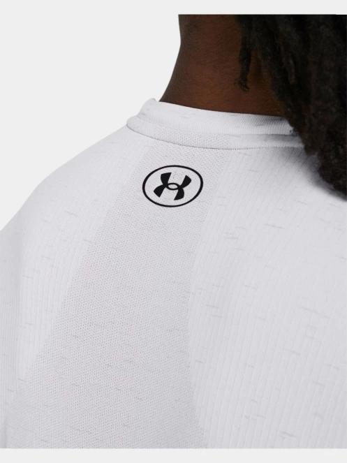 tricou pentru sport, cu maneci scurte pt. barbati Under Armour Vanish Seamless SS alb 5