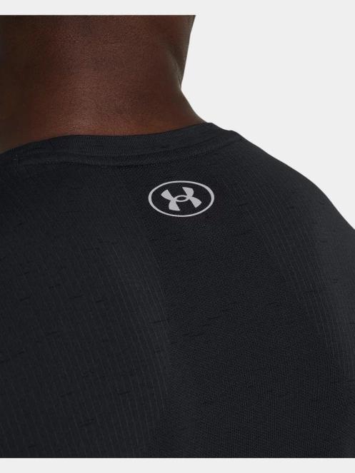 tricou pentru sport, cu maneci scurte pt. barbati Under Armour Vanish Seamless SS negru 4