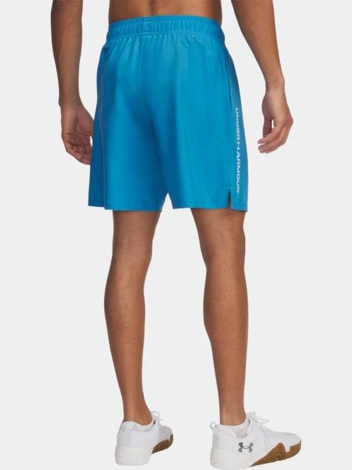 pantaloni scurti pentru sport pt. barbati Under Armour UA Tech Woven Wordmark Short albastru 3
