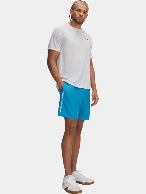 pantaloni scurti pentru sport pt. barbati Under Armour UA Tech Woven Wordmark Short albastru 4