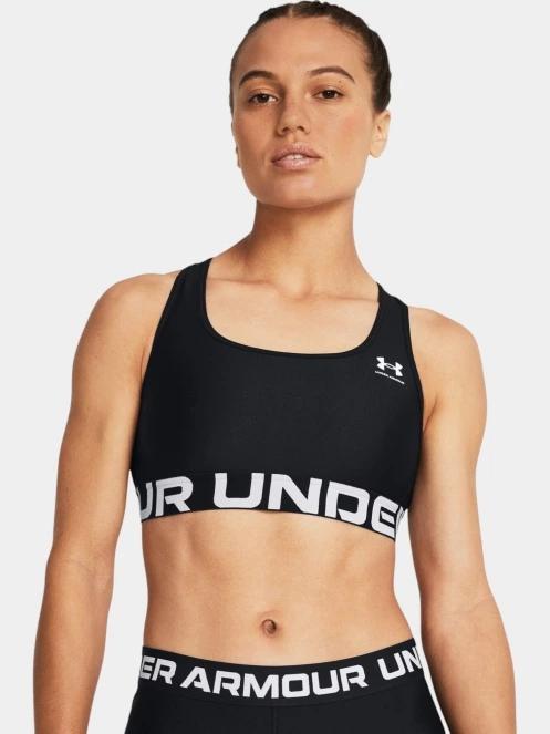 sutien pentru sport pt. femei Under Armour Ua Hg Authentics Mid Branded negru 2