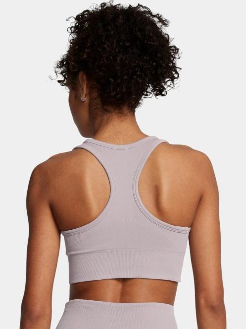 sutien pentru sport pt. femei Under Armour Vanish Seamless Mid Bra gri 3