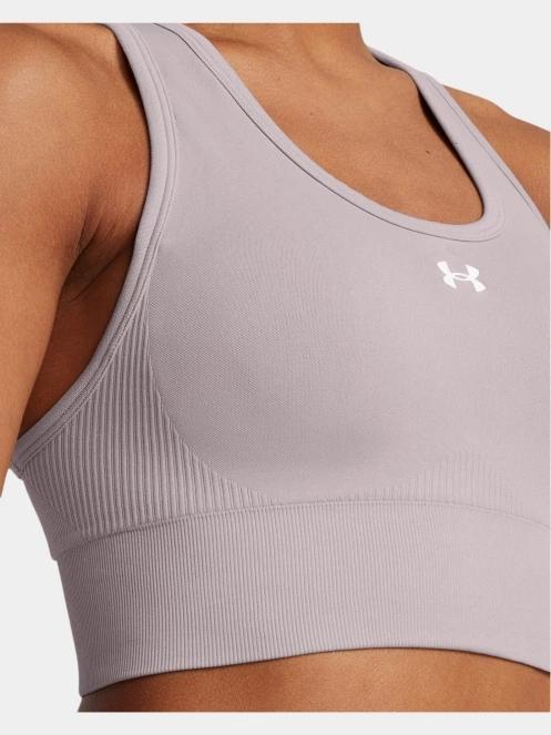 sutien pentru sport pt. femei Under Armour Vanish Seamless Mid Bra gri 4