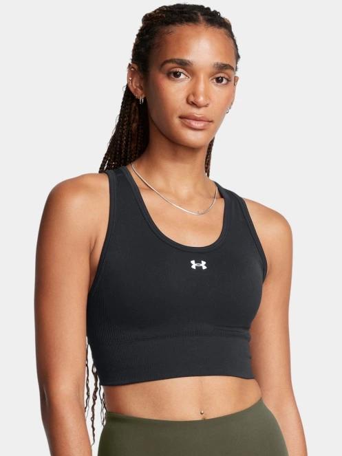 sutien pentru sport pt. femei Under Armour Vanish Seamless Mid Bra negru 2