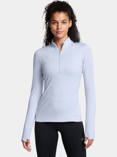 tricou cu maneci scurte pt. femei Under Armour Vanish CW 1/2 Zip albastru 2