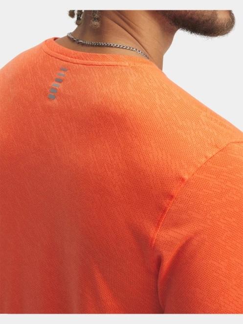 tricou pentru sport, cu maneci scurte pt. barbati Under Armour UA Launch Camo Shortsleeve rosu 4