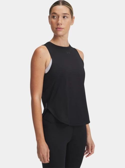 tricou de sport fara maneci pt. femei Under Armour UA Launch Elite Tank negru 2