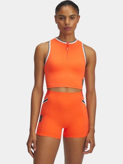 bluza tank pt. femei Under Armour UA Run 96 Tank rosu 2