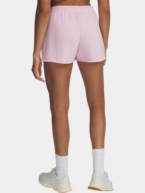 pantaloni scurti pt. femei Under Armour UA Rival Terry Short roz 3