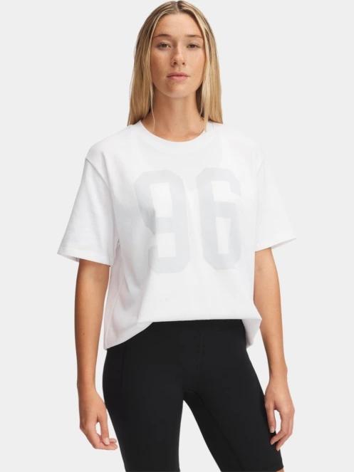 tricou cu maneci scurte pt. femei Under Armour UA HWT OS 96 SS alb 2