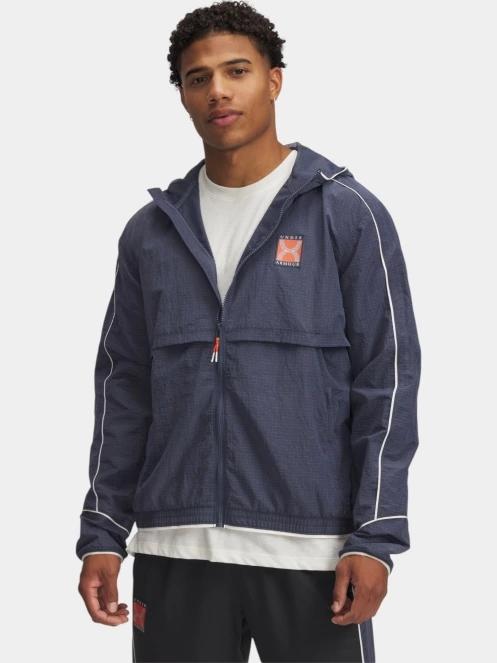 jacheta pentru alergare pt. barbati Under Armour UA Run 96 Jacket gri 2