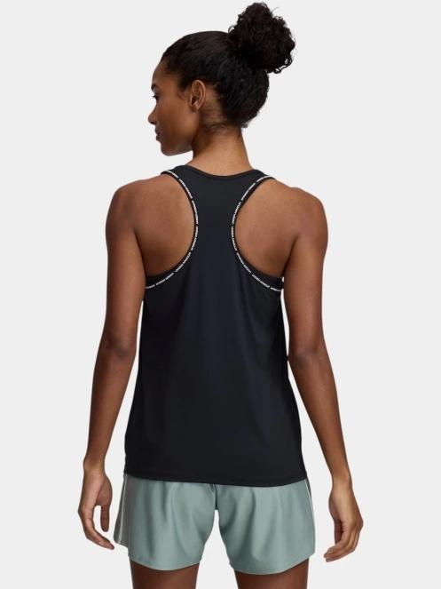 tricou de sport fara maneci pt. femei Under Armour Tech Knockout Tank negru 3