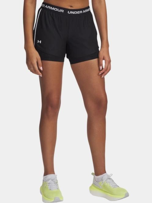 pantaloni scurti pentru sport pt. femei Under Armour Tech Play Up 2in1 Shorts negru 2