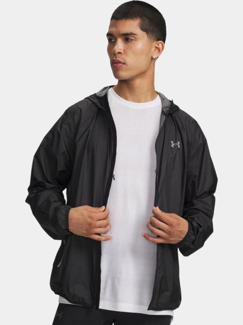 jacheta pentru alergare pt. barbati Under Armour UA Velociti Pro LW Jacket negru 2