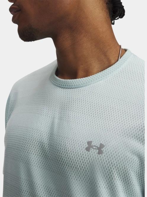 tricou pentru sport, cu maneci scurte pt. barbati Under Armour UA Velociti SS albastru deschis 4