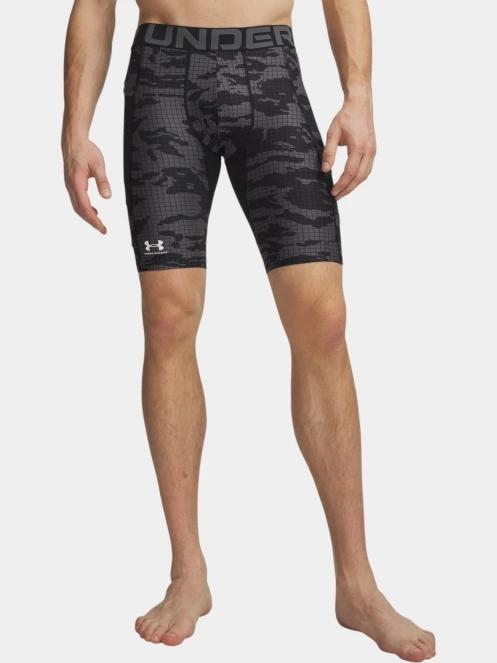 pantaloni scurti pentru sport pt. barbati Under Armour UA HG Printed Lng Short negru 2