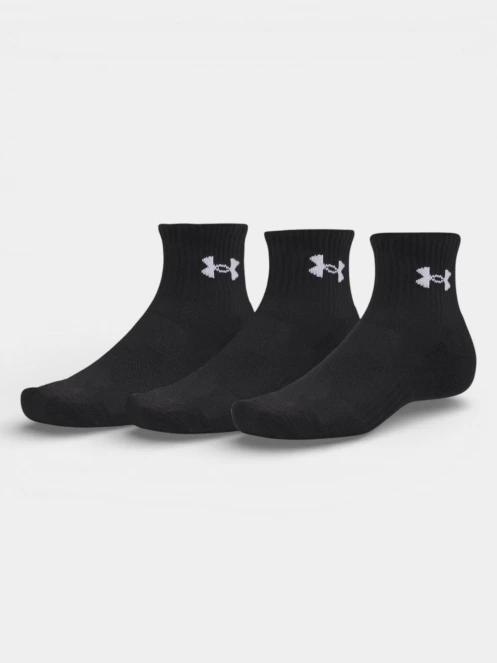 ciorapi sport Under Armour UA Performance Cotton 3p Qtr negru 2