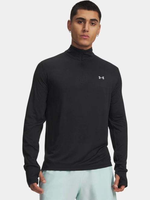 tricou cu maneci lungi, pentru sport pt. barbati Under Armour UA Velociti 1/4 Zip negru 2