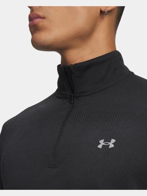 tricou cu maneci lungi, pentru sport pt. barbati Under Armour UA Velociti 1/4 Zip negru 4