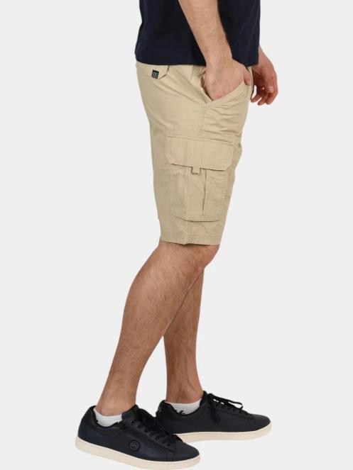 pantaloni scurti cu buzunare laterale pt. barbati TBS Valenber nisip 5