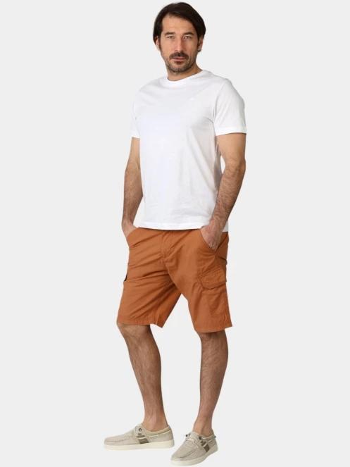 pantaloni scurti cu buzunare laterale pt. barbati TBS Vidalber maro 5