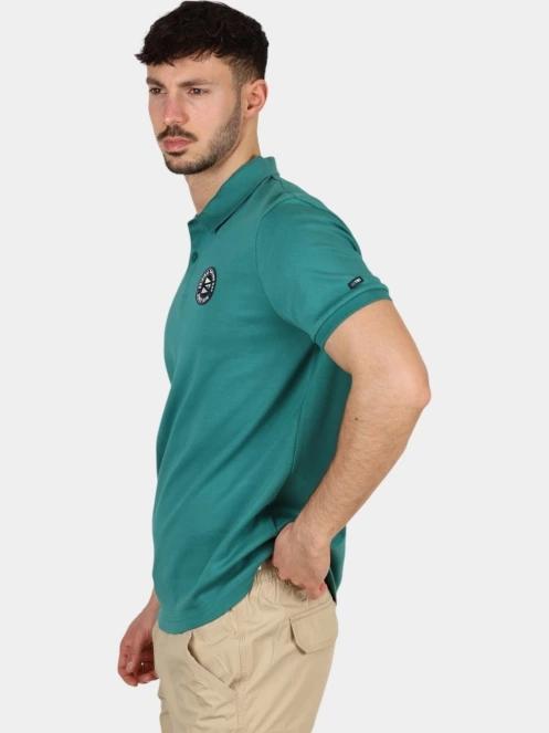 tricou cu guler pt. barbati TBS Voldapol verde 3
