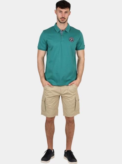 tricou cu guler pt. barbati TBS Voldapol verde 6