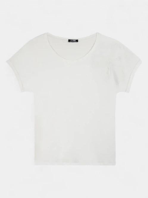 tricou cu maneci scurte pt. femei TBS Zeldatee alb 5