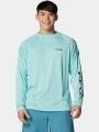 tricou cu maneci lungi, pentru sport pt. barbati Columbia Terminal Tackle LS Shirt verde 1