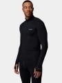top lenjerie de corp pt. barbati Columbia Midweight Stretch Long Sleeve Half Zip negru 1