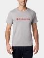 tricou cu maneci scurte pt. barbati Columbia CSC Basic Logo Short Sleeve Shirt gri 1