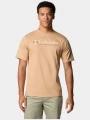 tricou cu maneci scurte pt. barbati Columbia CSC Basic Logo Short Sleeve Shirt nisip 1
