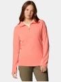 pulover polar pt. femei Columbia Glacial IV 1/2 Zip roz 1