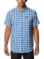 camasa cu maneci scurte pt. barbati Columbia Brentyn Trail SS Seersucker Shirt albastru 1