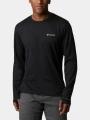 tricou cu maneci lungi, pentru sport pt. barbati Columbia Tech Trail Long Sleeve Crew II negru 1
