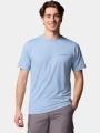 tricou pentru sport, cu maneci scurte pt. barbati Columbia Men's Sun Trek Short Sleeve Tee albastru 1