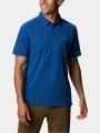 tricou cu guler pt. barbati Columbia Havercamp Pique Polo albastru 1