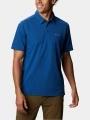 tricou de sport, cu guler pt. barbati Columbia Havercamp Pique Polo albastru inchis 1