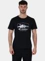 tricou cu maneci scurte pt. barbati Columbia Path Lake Graphic Tee II negru 1