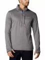 pulover polar pt. barbati Columbia Park View Fleece Half Zip gri 1