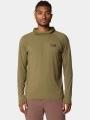 tricou cu maneci lungi, pentru sport pt. barbati Mountain Hardwear Crater Lake Hoody verde 1
