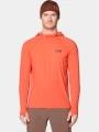 tricou cu maneci lungi, pentru sport pt. barbati Mountain Hardwear Crater Lake Long Sleeve Hoody rosu 1