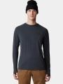 tricou cu maneci lungi, pentru sport pt. barbati Mountain Hardwear Crater Lake Long Sleeve Crew negru 1