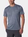 tricou pentru sport, cu maneci scurte pt. barbati Columbia Columbia Hike Crew albastru 1