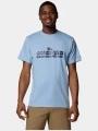 tricou cu maneci scurte pt. barbati Columbia CSC Seasonal Logo Tee albastru 1