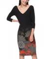 rochie pt. femei Desigual Vest Florencia negru 1