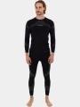 set de lenjerie de corp pt. barbati Fundango Seamless Baselayer Set negru 1