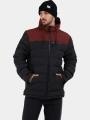 geaca matlasata de tranzitie pt. barbati Fundango Passat Padded Jacket rosu 1