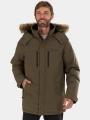 jacheta de iarna pt. barbati Fundango Spirit Parka Jacket oliv 1